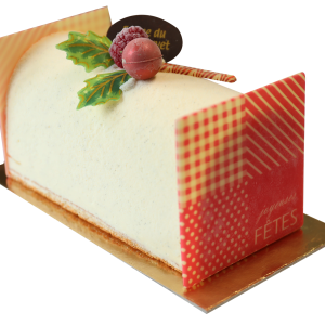 Bûche Nougat / Framboise