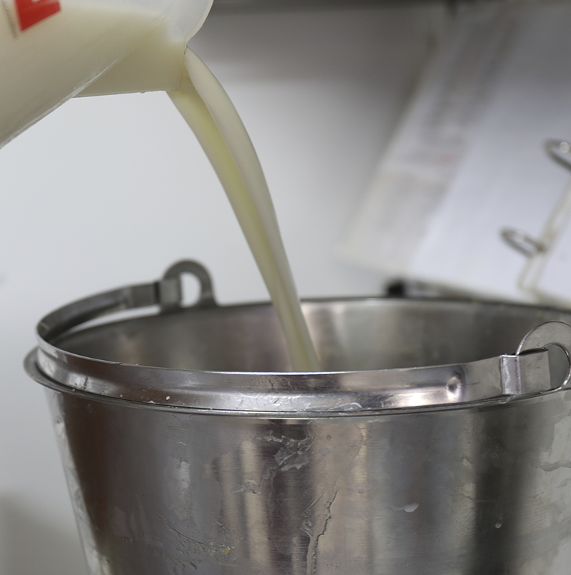 Lait glace de la ferme